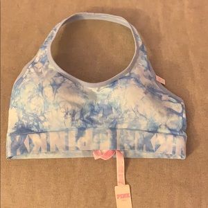 VS PINK Tye-Dye Halter Bra
